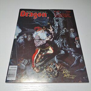 The Dragon Magazine Issue 107 March 1986 vintage D&D